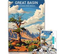 Puzzle per adulti Great Basin National Park, 1000 pezzi, per adolescenti, antistress, sfida difficile, arredamento e regali unici per la casa, 75x50cm