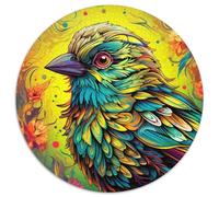 Puzzle per adulti "Green Sparrow", puzzle da 1000 pezzi per gioco interattivo per famiglie, regalo fai da te per la casa, sfida mentale 67,5x67,5 cm