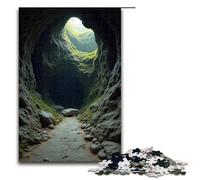 Puzzle per adulti Grotta e pietra strana Puzzle da 1000 pezzi Puzzle in legno per adulti e bambini dai 12 anni in su 1000 pezzi (75x50 cm)