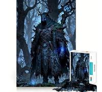 Puzzle per adulti Guardiano della Foresta Mistica da 1000 pezzi, gioco per l'esercizio mentale, rilassante, da assemblare, (38x26cm)