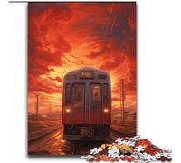 Puzzle per adulti "Guida in auto al tramonto", 2000 pezzi, un'offerta impegnativa e difficile da regalare a tutta la famiglia (70x100cm)