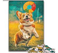 Puzzle per adulti Happy Corgi da 2000 pezzi, difficile, adatto a bambini dai 14 anni in su, ideale come regalo per tutta la famiglia (70x100cm)
