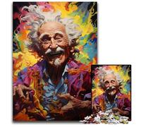 Puzzle per adulti Happy Old Man puzzle da 1000 pezzi per adulti fai da te regalo per la casa rompicapo per adulti 1000 pezzi (38x26 cm)
