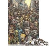 Puzzle per adulti Horde of The Undead Puzzle da 1000 pezzi per adulti Puzzle in legno per adulti e dai 18 anni in su Gioco impegnativo 1000 pezzi (75x50 cm)