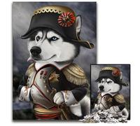Puzzle per adulti Husky Imperatore Napoleone, puzzle da 1000 pezzi impegnativi, perfetti per il divertimento in famiglia a Natale, Ringraziamento, compleanni e Pasqua, 50x75CM/19,68x29,52 pollici.