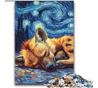 Puzzle per adulti Hyena Night Sky 2000, aiuta il cervello ad allenarsi, giocattoli avvincenti per coltivare la pazienza, decorazione perfetta (70x100cm)