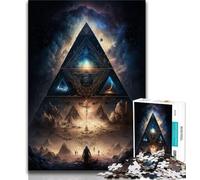 Puzzle per adulti I segreti della piramide Puzzle da 1000 pezzi per adulti e adolescenti giochi educativi decorazioni per la casa ideali come regalo per tutta la famiglia 26x38cm