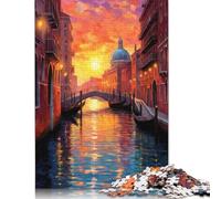 Puzzle per adulti Il Canal Grande a Venezia Puzzle da 520 pezzi Puzzle per adulti Gioco educativo Sfida Giocattolo 520 pezzi (52x38 cm)