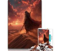 Puzzle per adulti "Il cavaliere nel deserto", puzzle per adolescenti da 1000 pezzi, gioco stimolante per tutti, per donne, regali per uomini (50x75cm)