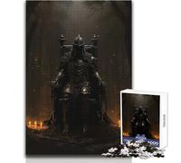 Puzzle per adulti "Il cavaliere nero", 1000 pezzi, sfida mentale, gioco di apprendimento, sorpresa premurosa per le celebrazioni, dimensioni 38x52cm