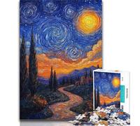 Puzzle per adulti "Il cielo notturno di Night Sky", giocattolo educativo intellettuale decomprimente, regalo di compleanno, regali, arte murale 50x75cm