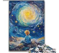 Puzzle per adulti "Il piccolo principe del cielo notturno", 2000 pezzi, giocattoli che creano dipendenza, regalo di compleanno per bambini dai 14 anni in su (70x100cm)