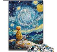 Puzzle per adulti "Il piccolo principe del cielo notturno", adatto a partire dai 14 anni, decorazione da parete, regalo di compleanno per Natale (70x100cm)