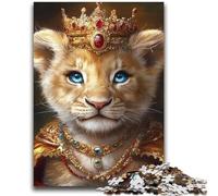 Puzzle per adulti "Il Re dei cuccioli di leone", 2000 pezzi, difficile, giocattolo educativo intellettuale decomprimibile, adatto per la decorazione della scrivania (70X100cm)