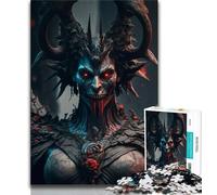 Puzzle per adulti "Il Signore Oscuro" da 1000 pezzi, design unico e vibrante, esperienza di gioco rilassante e stimolante (50x75cm)