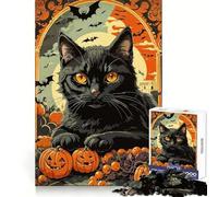 Puzzle per adulti "Incantato da Mezzanotte", 1000 pezzi, per sviluppare la memoria, ideale per il relax e il tempo libero, con chiusura sicura Regalo di Natale perfetto (50x75cm)