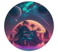 Puzzle per adulti "Isola nello spazio", 1000 pezzi, puzzle impossibili per adulti, intrattenimento rilassante, regalo di Natale perfetto e decorazione per la casa, 67,5x67,5 cm.