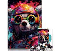 Puzzle per adulti Koala colorato, 2000 pezzi, difficile, aiuta il cervello a esercitare i giocattoli avvincenti per coltivare la pazienza, ottimo regalo, 70x100cm