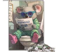 Puzzle per adulti Koala Go Toilette, puzzle impegnativi, dimensioni 26x38cm, gioco rompicapo interattivo per famiglie, adatto dai 14 anni in su.