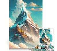 Puzzle per adulti "La montagna magica" da 1000 pezzi gioco rompicapo interazione genitore-figlio rafforza l'amore tra le coppie 38x52cm