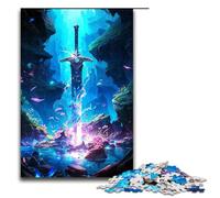 Puzzle per adulti La spada del guerriero Puzzle da 1000 pezzi Puzzle in legno per adulti e bambini dai 12 anni in su 1000 pezzi