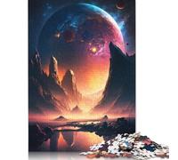 Puzzle per adulti "L'alba della galassia", 100% riciclato, puzzle di qualità premium per la risoluzione dei problemi, per bambini e adulti, 1000 pezzi (75x50 cm)