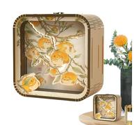 Puzzle per adulti, lampada da scrivania a LED - Kit di puzzle acrilico in legno unico,Luce notturna del fumetto per centrotavola a casa, Kit di modelli di puzzle creativi per la famiglia