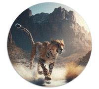 Puzzle per adulti "Life Has No Rewind" da 1000 pezzi, puzzle rotondi da 1000 pezzi per adulti, divertimento in famiglia, perfetti per compleanni e feste, 67,5x67,5 cm.