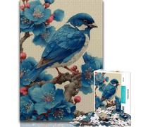 Puzzle per adulti Little Blue Bird Puzzle per adulti e adolescenti 1000 pezzi gioco impegnativo per tutti per donne regali per uomini (50x75cm)