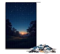 Puzzle per adulti Lucciole in una notte d'estate Puzzle in legno da 1000 pezzi per adulti e bambini dai 12 anni in su Giocattolo educativo 1000 pezzi (75x50 cm)
