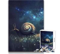 Puzzle per adulti "Lumaca sotto il cielo stellato" da 1000 pezzi, divertente gioco di apprendimento per allenare la mente, fantastico regalo a sorpresa unico, dimensioni 50x75cm