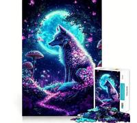 Puzzle per adulti Lupo Mistico da 1000 pezzi, gioco rilassante per allenare la mente, da assemblare e creare, (50x75cm)