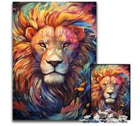 Puzzle per adulti Majestic Lion da 1000 pezzi puzzle impegnativi per adolescenti serata di giochi in famiglia idea regalo stimolante per il cervello 1000 pezzi (38x26 cm)