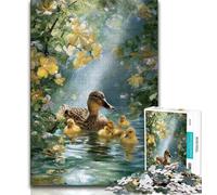 Puzzle per adulti "Mamma Papera" da 1000 pezzi per adulti e ragazzi collezione di giocattoli giochi intellettuali e artisti belle arti (50x75cm)