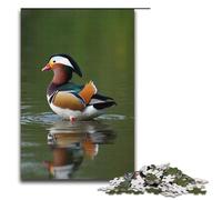 Puzzle per adulti Mandarin Duck Pond 1000 pezzi Puzzle in legno per bambini dai 12 anni in su Giocattoli educativi 1000 pezzi (38x26 cm)