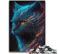 Puzzle per adulti Meraviglioso gatto persiano Aiuta il cervello a esercitare Giocattoli avvincenti per coltivare la pazienza Adatto alle coppie 50x75cm