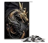 Puzzle per adulti Mighty Golden Dragon God Puzzle da 1000 pezzi Puzzle in legno per adulti e bambini dai 12 anni in su 1000 pezzi