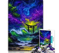 Puzzle per adulti Misterioso Torii Gate Puzzle da 1000 pezzi per adolescenti e adulti, regali per amici e familiari per età dai 14 anni in su 50x75cm