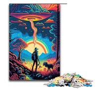 Puzzle per adulti mondo surreale intelligenza artificiale 1000 pezzi puzzle in legno per bambini dai 14 anni in su gioco impegnativo (75x50 cm)