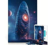 Puzzle per adulti "Monolite dello Spazio Antico" da 1000 pezzi,gioco di potenziamento cognitivo,design a incastro perfetto,regalo di compleanno,rompicapo (50x75cm)