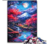 Puzzle per adulti Monte Fuji, Giappone, 2000 pezzi, giochi divertenti, decorazione da parete, regali unici per compleanno e Natale (70x100cm)