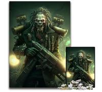 Puzzle per adulti "Morti dell'esercito" con soldato zombi, 1000 pezzi, puzzle impossibili per adulti, gioco interattivo per famiglie, 50x75CM/19,68x29,52 pollici