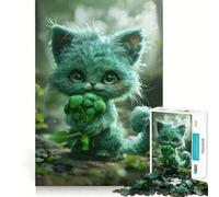 Puzzle per adulti "Mostro Broccolo Non Soffice" da 1000 pezzi,sfida mentale,taglio preciso,allineamento perfetto,divertimento in famiglia,attività serale (38x26cm)