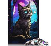 Puzzle per adulti Munchkin Cat The Wild 500 pezzi Puzzle in legno per adulti e dai 18 anni in su Gioco educativo 500 pezzi (52x38 cm)