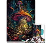Puzzle per adulti Mushroom Forest Kingdom Puzzle per adolescenti 1000 pezzi, gioco impegnativo per tutti per donne, regali per uomini (38x26cm)
