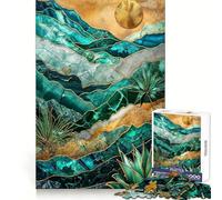 Puzzle per adulti Mystic Dune Kintsugi Art da 1000 pezzi, gioco per esercizi mentali, antistress, design da assemblare, regalo perfetto (50x75cm)