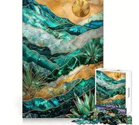 Puzzle per adulti Mystic Dune Kintsugi Art da 1000 pezzi, gioco per l'esercizio mentale, rilassante, da assemblare, (38x26cm)