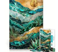Puzzle per adulti Mystic Dune Kintsugi Art da 1000 pezzi, gioco per l'esercizio mentale, rilassante, da assemblare, (38x26cm)