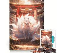 Puzzle per adulti Mystic Kitsune Gateway da 1000 pezzi, gioco rilassante per la mente, da assemblare, (50x75cm)