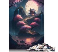 Puzzle per adulti Mystical Night The Lake, 520 pezzi, divertenti rompicapo per bambini dai 12 anni in su, 520 pezzi (52x38 cm)